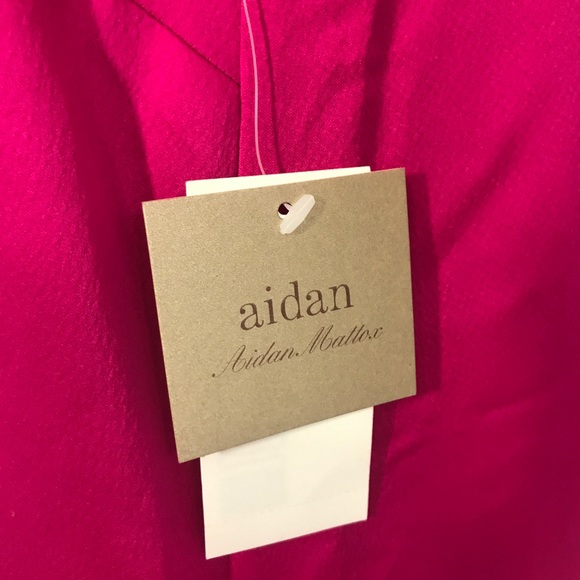 Aidan Mattox draped trapeze hi low dress - Picture 8 of 8